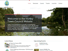 Tablet Screenshot of horleysurrey-tc.gov.uk